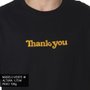 Camiseta Thank You Center Ss Preto/Amarelo