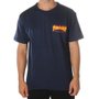 Camiseta Thrasher Flame Bottom Azul Marinho