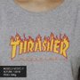 Camiseta Thrasher Flame Feminina Mescla
