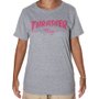 Camiseta Thrasher Mag Logo Girl Mescla/Rosa