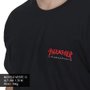 Camiseta Thrasher Magazine Embroidred Godzilla Preto