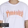 Camiseta Thrasher Magazine Flame Halftone Branco