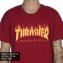 Camiseta Thrasher Magazine Flame Logo Bordo