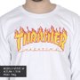Camiseta Thrasher Magazine Flame Logo M/L Branco