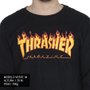 Camiseta Thrasher Magazine Flame Logo M/L Preto