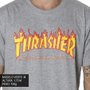 Camiseta Thrasher Magazine Flame Logo Mescla