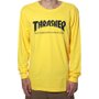 Camiseta Thrasher Magazine Logo Manga Longa Amarelo