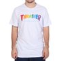 Camiseta Thrasher Magazine Rainbow Mag Branco