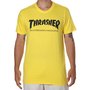 Camiseta Thrasher Magazine Skate Mag Amarelo Claro