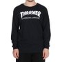 Camiseta Thrasher Magazine Skate Mag Logo M/L Preto