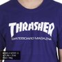 Camiseta Thrasher Magazine Skate Mag Roxo