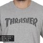 Camiseta Thrasher Magazine Skull Cinza Mescla