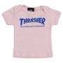 Camiseta Thrasher Skate Mag Baby Rosa