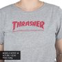 Camiseta Thrasher Skate Mag Feminino  Cinza