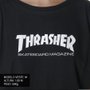 Camiseta Thrasher Skateboard Magazine Feminina Preto