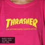 Camiseta Thrasher Skateboard Magazine Feminina Rosa