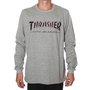 Camiseta Thrasher x Independent Manga Longa BTG Mescla
