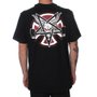 Camiseta Thrasher x Independent Pentagram Cross Preto