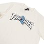Camiseta Thrasher X Santa Cruz Screaming Logo Collab Off White