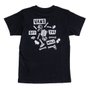 Camiseta Vans Bone Yards Infantil Preto