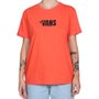 Camiseta Vans Brand Band Hot Feminina Coral