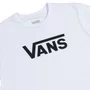 Camiseta Vans Classic Juvenil Flying V Crew Branco