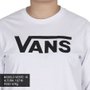 Camiseta Vans Classic M/L Juvenil Branco
