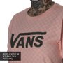 Camiseta Vans Core Skate Checkerboard Rosa