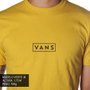 Camiseta Vans Custom Easy Box Mostarda