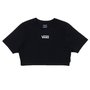 Camiseta Vans Flying V Crew Cropped Feminino Preto