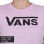 Camiseta Vans Flying V Crew Feminina Lilas