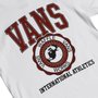 Camiseta Vans Inter V Juvenil Branco