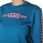 Camiseta Vans M/L Fun Times Azul/Rosa