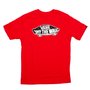 Camiseta Vans OTW Logo Fill Infantil Vermelho