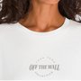 Camiseta Vans Rylen Relaxed Crop Marshmallow