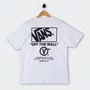 Camiseta Vans Stacked Hi Branco