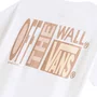 Camiseta Vans Stretch Stack Crackle Branco