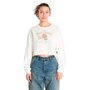 Camiseta Vans Supply Boutique Cropped Creme