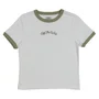 Camiseta Vans Thats All Ri Feminina Creme/Verde
