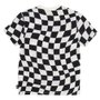 Camiseta Vans Warped 66 Juvenil Checkerboard Preto