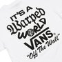 Camiseta Vans Warped World Branco
