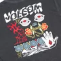 Camiseta Volcom Brain Storm Cinza Escuro