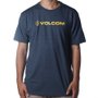Camiseta Volcom Crisp Euro Azul Mescla