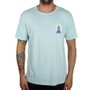Camiseta Volcom Esp Mc Altarium Verde Agua