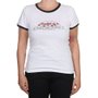 Camiseta Volcom Especiail Truly Ringer Feminina Branco