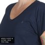 Camiseta Volcom Especial Blanks Stone Feminina Azul