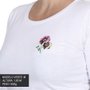 Camiseta Volcom Flower Stone M/L Feminina Branco