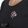 Camiseta Volcom Flower Stone M/L Feminina Preto