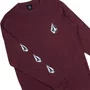 Camiseta Volcom Iconic M/L Bordo