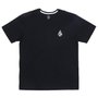 Camiseta Volcom Iconic Preto Oversize Big